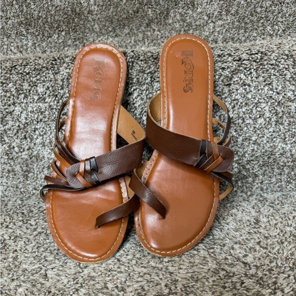 KORKS Raine Thong Slide Sandal Woman’s Size‎ 9